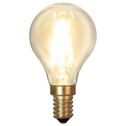 LED E14 litet klot klassisk glödlampa 1,5 watt
