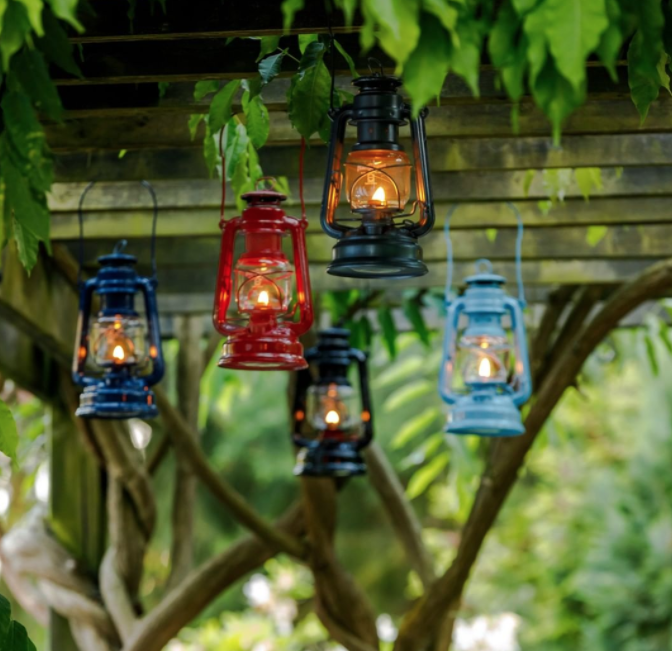 fotogenlampor för trädgården trädbelysning oljelampor utomhus