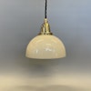 Skålformad lampa vaniljgul 17 cm