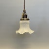 lampa frostad liten tygsladd fonsterlampa
