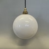 Halvklotslampa opal 20 cm
