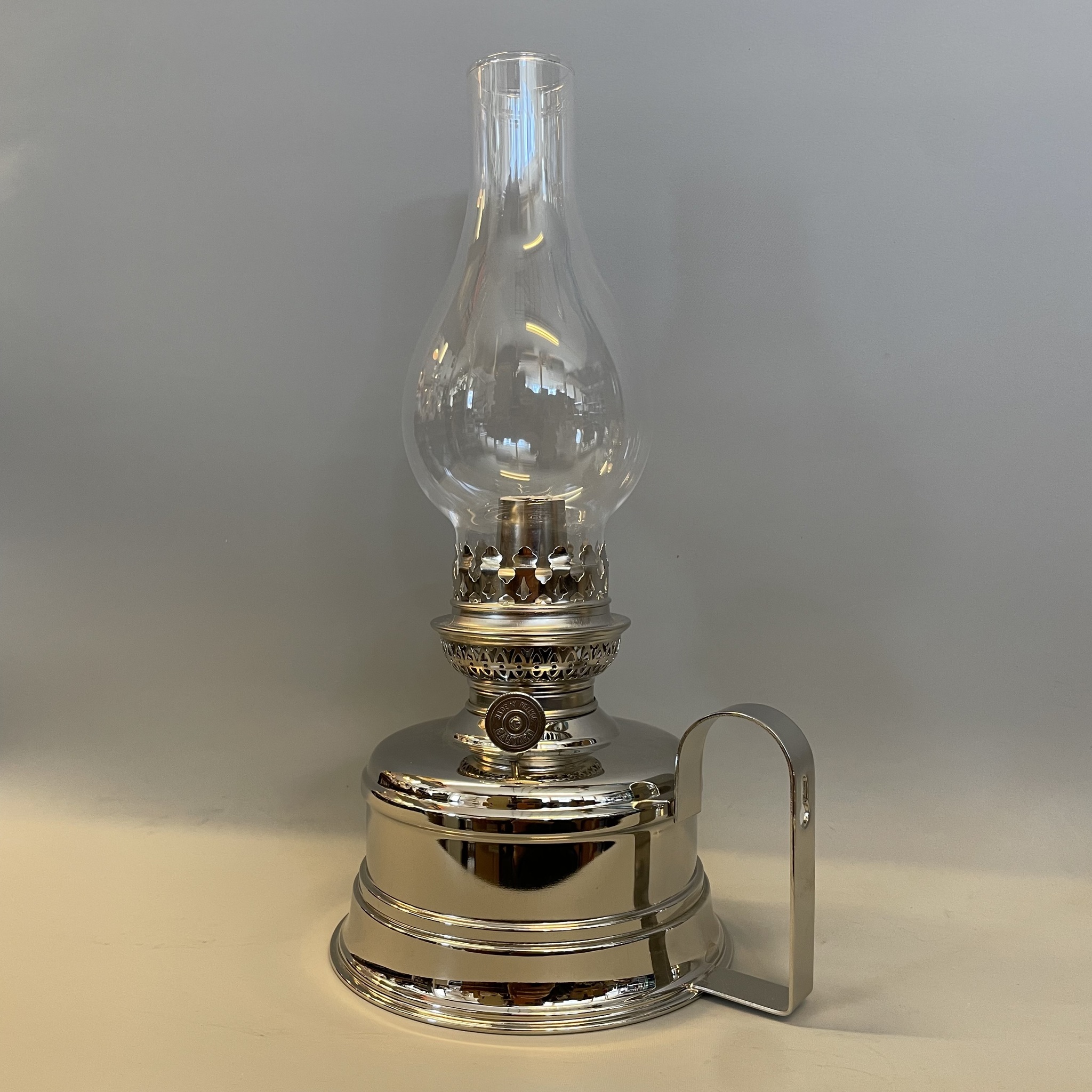 Brasserielampan 14''' nickel