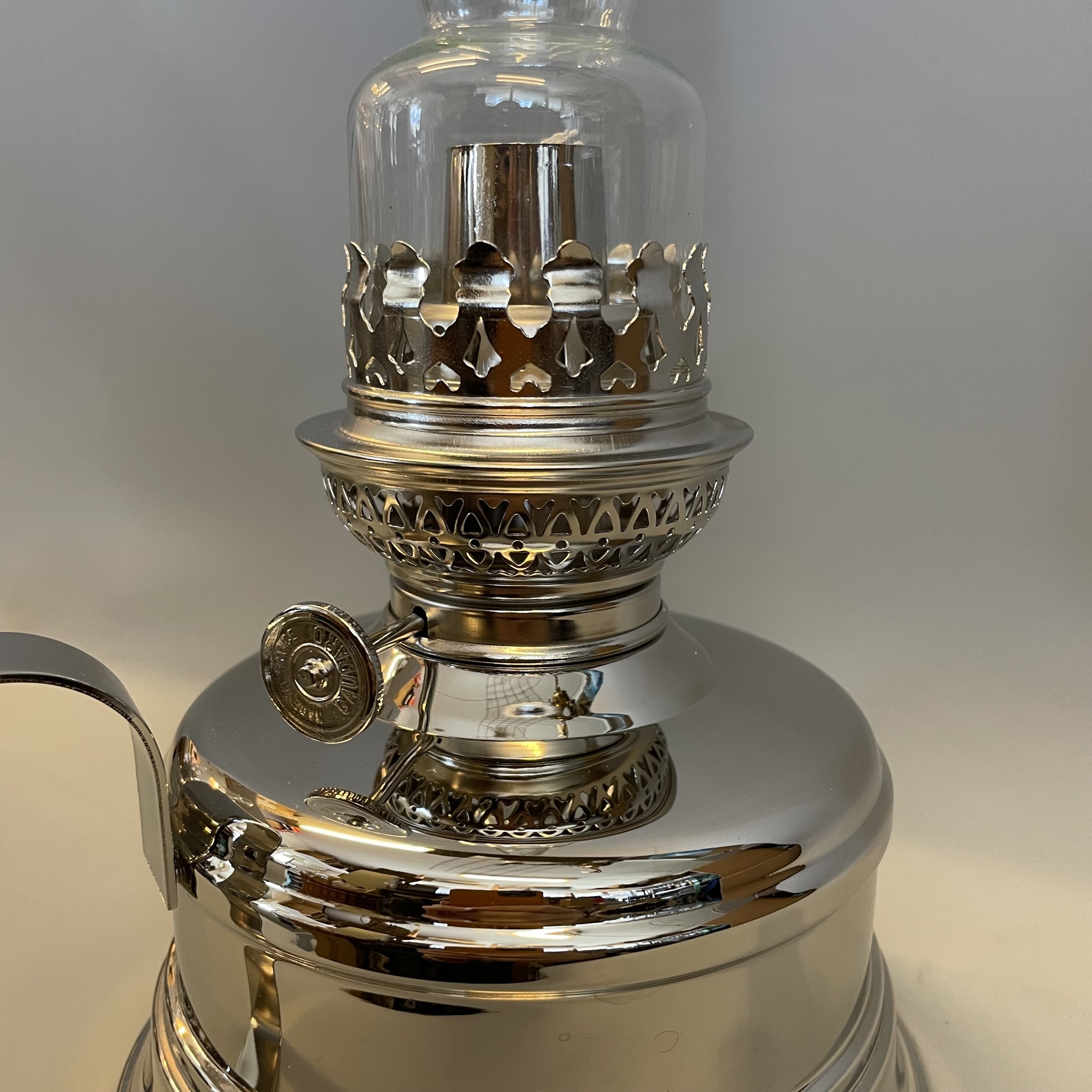 Brasserielampan 14''' nickel