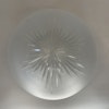196 mm (200) - Ampelglas frostat med slipad stjärna (äldre)
