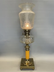 Piedestalfotogenlampa på kulfot med kupa 14'''