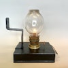 Fotogenlampa svartmålad insats 3'''