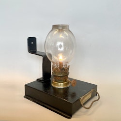 Fotogenlampa svartmålad insats 3'''