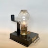 Fotogenlampa svartmålad insats 3'''