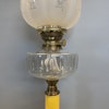 Piedestalfotogenlampa på gul fot med kupa 14'''