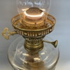 Magnifik 20''' fotogenlampa med antik klotkupa (1865-1870)