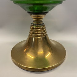Grön bordsfotogenlampa 14'''