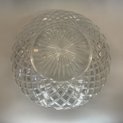 264 mm (265) - Ampelglas glasklart slipat mönster (äldre)