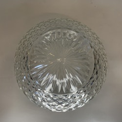 179 mm (180) - Ampelglas glasklart slipat mönster (äldre)