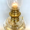 Bordsfotogenlampa på fot med slipat oljehus 10'''