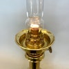 Harnisch mässingsfotogenlampa med fullriggare 10'''