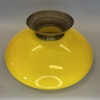 341 mm (345) - Kragskärm gul med mässingskrage (äldre)