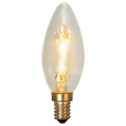 LED E14 kronljus svagare glödlampa