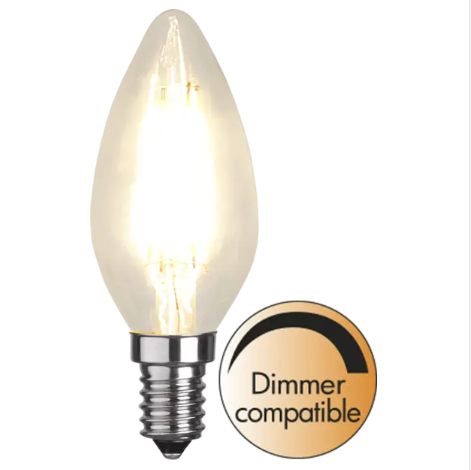 LED E14 kronljus starkare glödlampa - Lysande Sekler - Svunna tiders  belysning