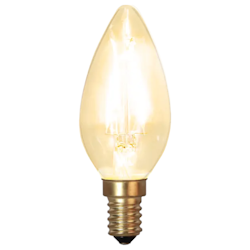 LED E14 kronljus klassisk glödlampa 1,5 watt