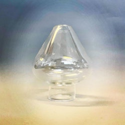 34 mm - lampglas 5-6''' cognac
