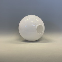 Halvklotkupa blank opalvit 16 cm (hål Ø 47 mm)