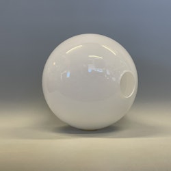 Halvklotkupa blank opalvit 20 cm (hål Ø 46 mm)