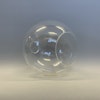 Halvklotkupa glasklar 20 cm (hål Ø 46 mm)