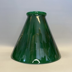 120 mm krage - Konad mörkgrön glasskärm (23 cm hög)