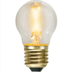 LED E27 litet klot svagare glödlampa 0,5 watt