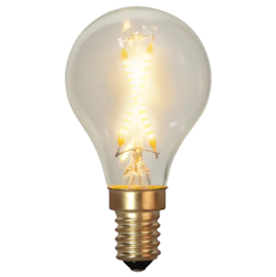 LED E14 litet klot svagare glödlampa 0,5 watt