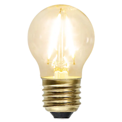 LED E27 litet klot klassisk glödlampa 1,5 watt