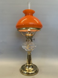 Bordsfotogenlampa med orange vestaskärm 14'''
