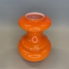 Retromodell orange lampkupa med hål Ø 62 mm (äldre)