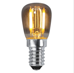 LED E14 päron rökfärgad glödlampa 1 watt