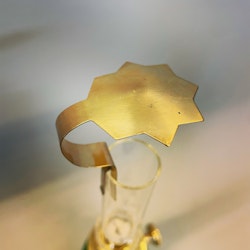 Sotskydd mini för små lampglas i mässing Ø 40 mm