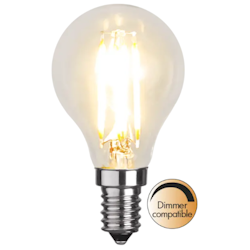 LED E14 litet klot starkare glödlampa 4,2 watt