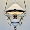 Antik takfotogenlampa från 1870-talet 14'''
