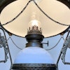 Antik takfotogenlampa från 1870-talet 14'''
