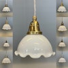 lampa vit opal opalvit liten tygsladd fonsterlampa