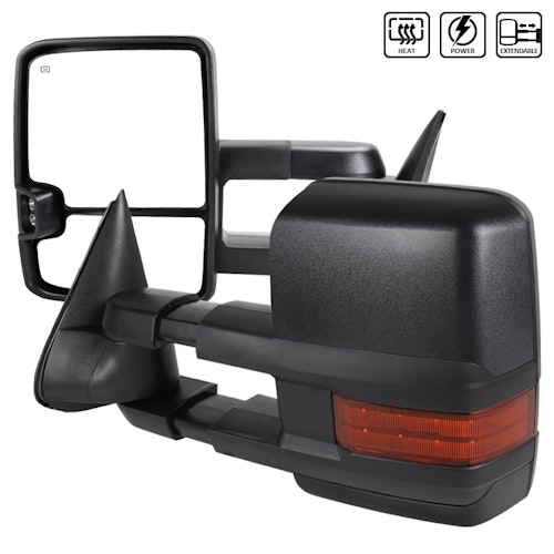 Towing Mirrors - Elektrisk. Med värme & LED-blinkers. C10, C/K 1500-2500-3500, 1988-1998