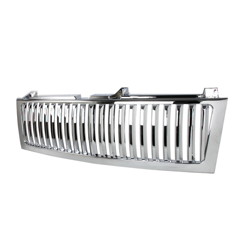 VERTICAL FACELIFT CONVERSION GRILL - CHROME (ONLY FITS WITH SPEC-D 1PC STYLE HEADLIGHT ONLY, DOES NOT FIT STOCK HEADLIGHTS), Silverado 99-02