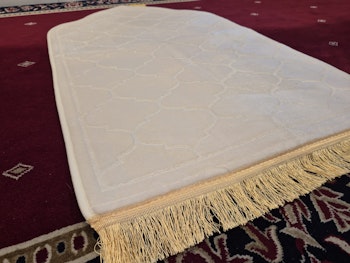 –AGRABAH– | OFFWHITE Tjock Ortopedisk Bönematta