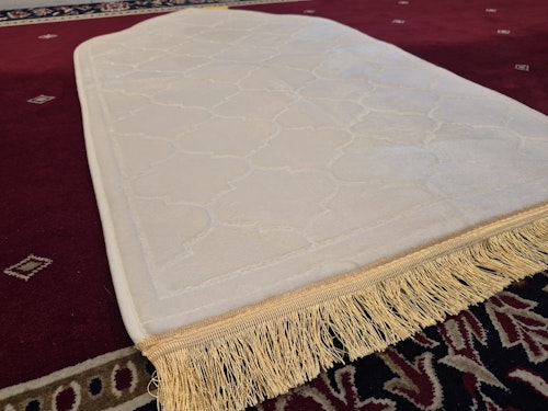 –AGRABAH– | OFFWHITE Tjock Ortopedisk Bönematta