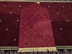 –AGRABAH– | Röd Tjock Ortopedisk Bönematta