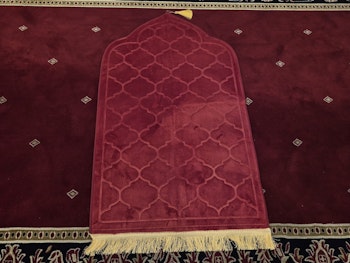 –AGRABAH– | Röd Tjock Ortopedisk Bönematta