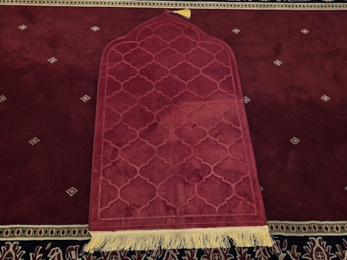 –AGRABAH– | Röd Tjock Ortopedisk Bönematta