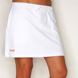 White skirt with pockets and integrated tights – junior size