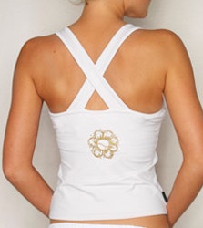 HAMPTON white top with integrated bra