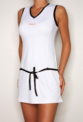 CHARLESTON white dress with detachable string