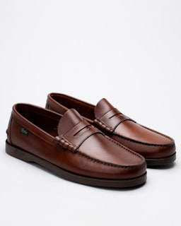 Paraboot Coraux-America Brown Leather | Lester Shoes Online